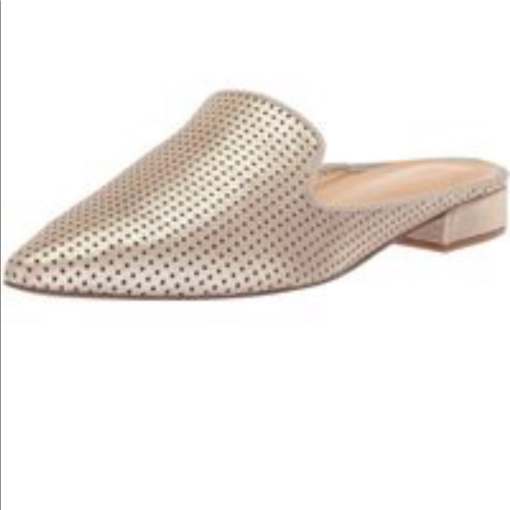 FRANCO SARTO L-SAMANTAS5 MULE METALLIC LEATHER 6M
